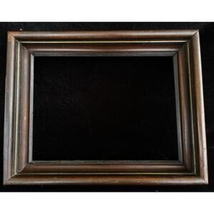 Antique Victorian Dark Walnut Picture Painting Sampler Frame 9.5 x 13 Primitive